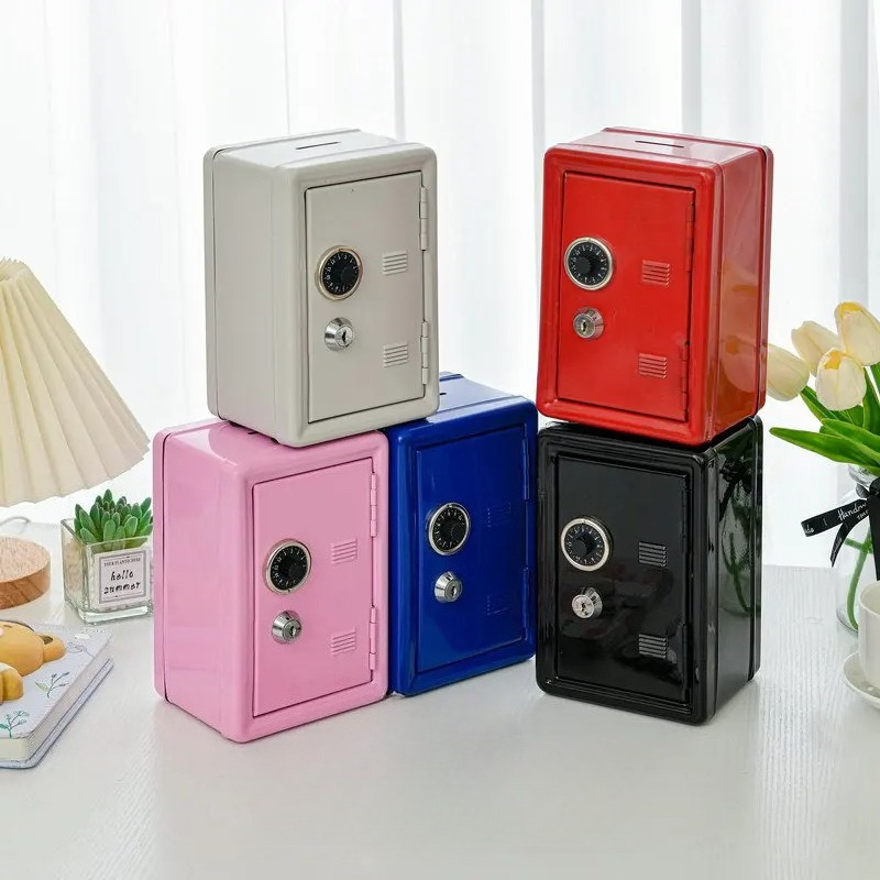 Cabinet Lock Key - صندوق أمان صغير بقفل، حصالة نقود