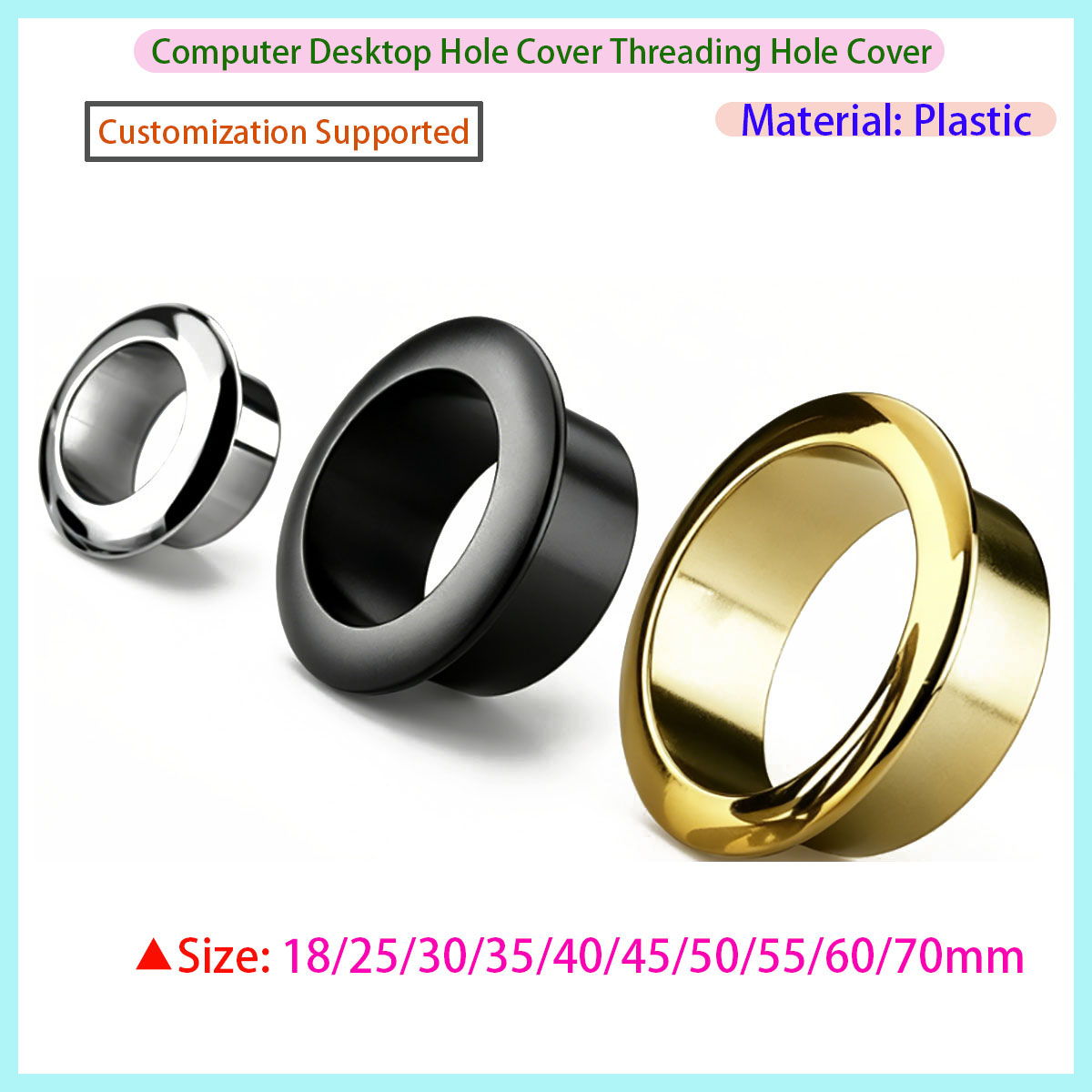 Furniture Hardware Covers - أثاث، أدوات، ملحقات سطح المكتب، كابل،