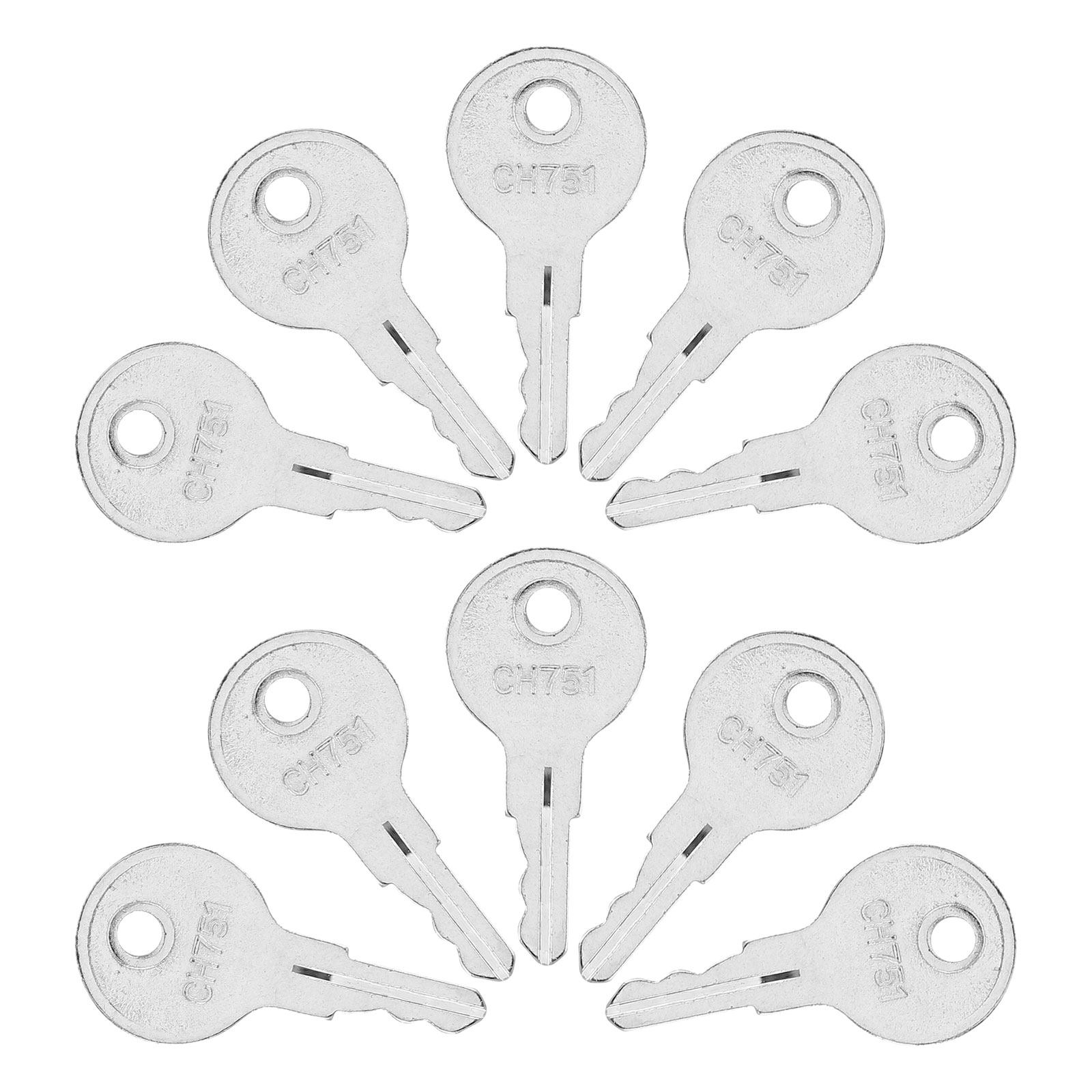Cabinet Lock Key - 10 قطع مفاتيح عالمية شديدة التحمل