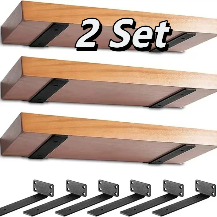 Shelf Peg Support - مجموعتان من حوامل الرفوف العائمة شديدة