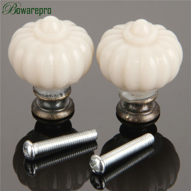 1 قطعة الاكريليك العاج الأبيض  - مراجعة Furniture Hardware Knobs وسعره