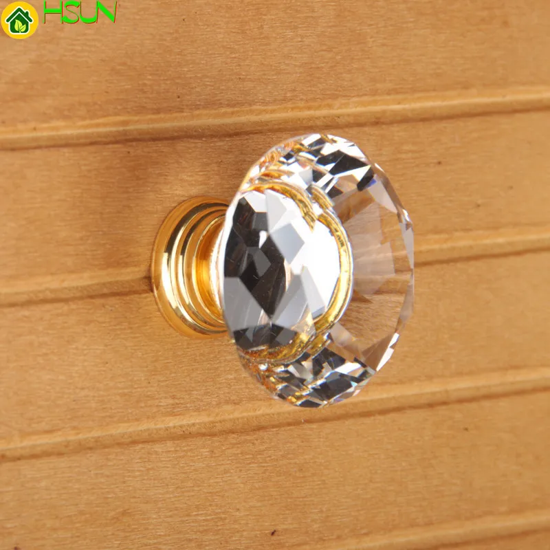 مقابض خزائن كريستالية ذهبية، م - مراجعة Furniture Hardware Knobs وسعره