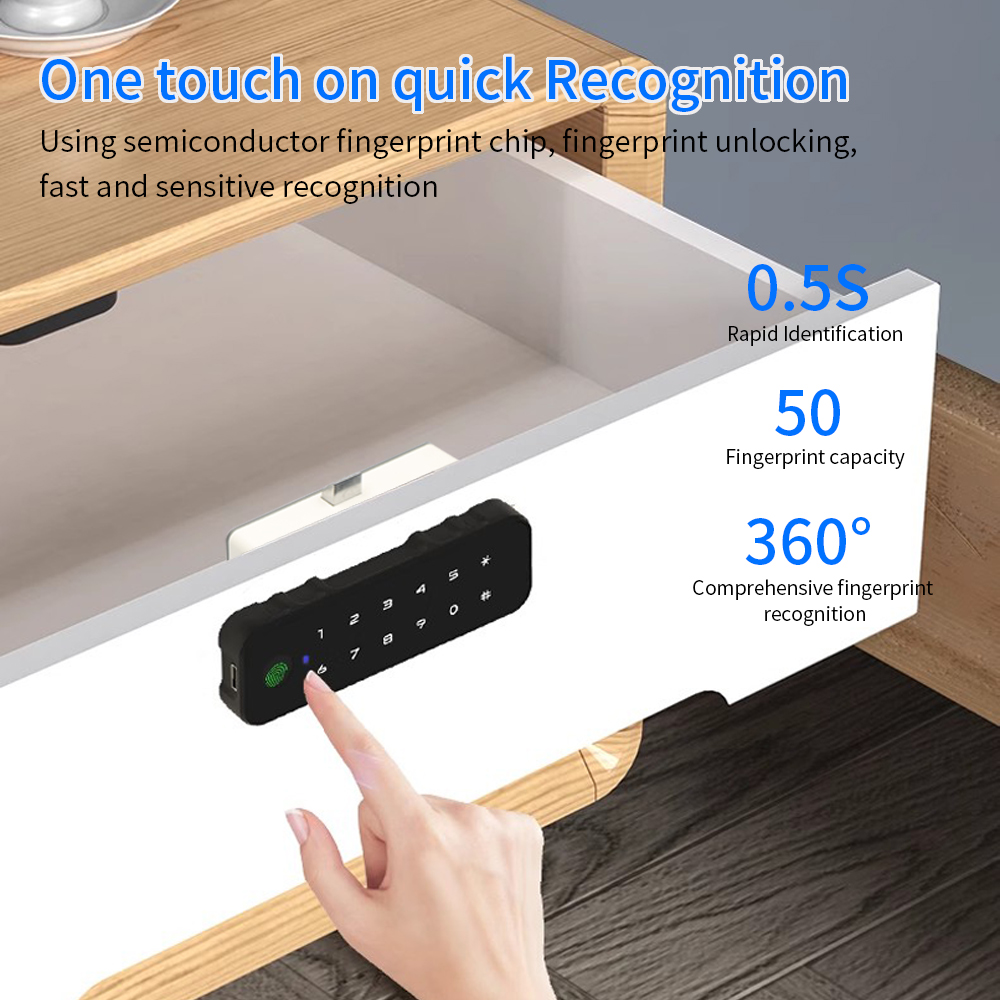 Tuya بلوتوث خزانة خشبية ذكية ق - مراجعة Cabinet Lock Key وسعره