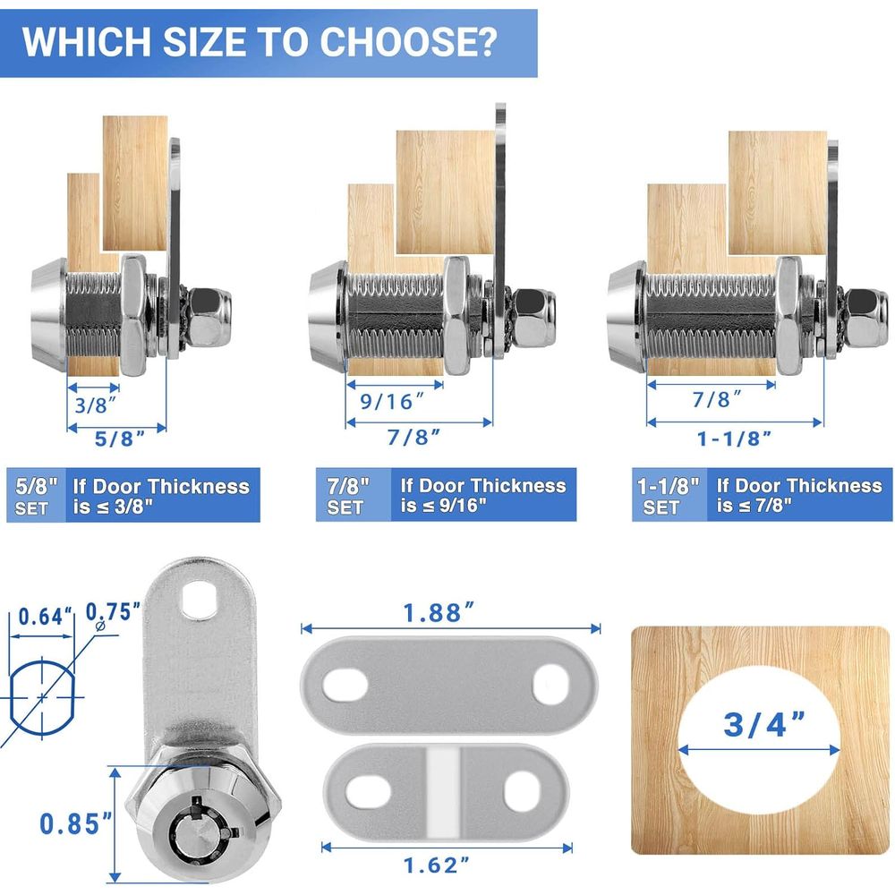 أقفال تخزين للمركبات الترفيهية - مراجعة Cabinet Lock Key وسعره