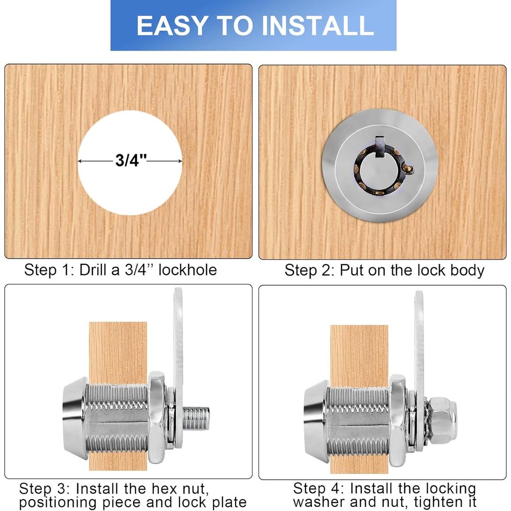 أقفال تخزين للمركبات الترفيهية - مراجعة Cabinet Lock Key وسعره