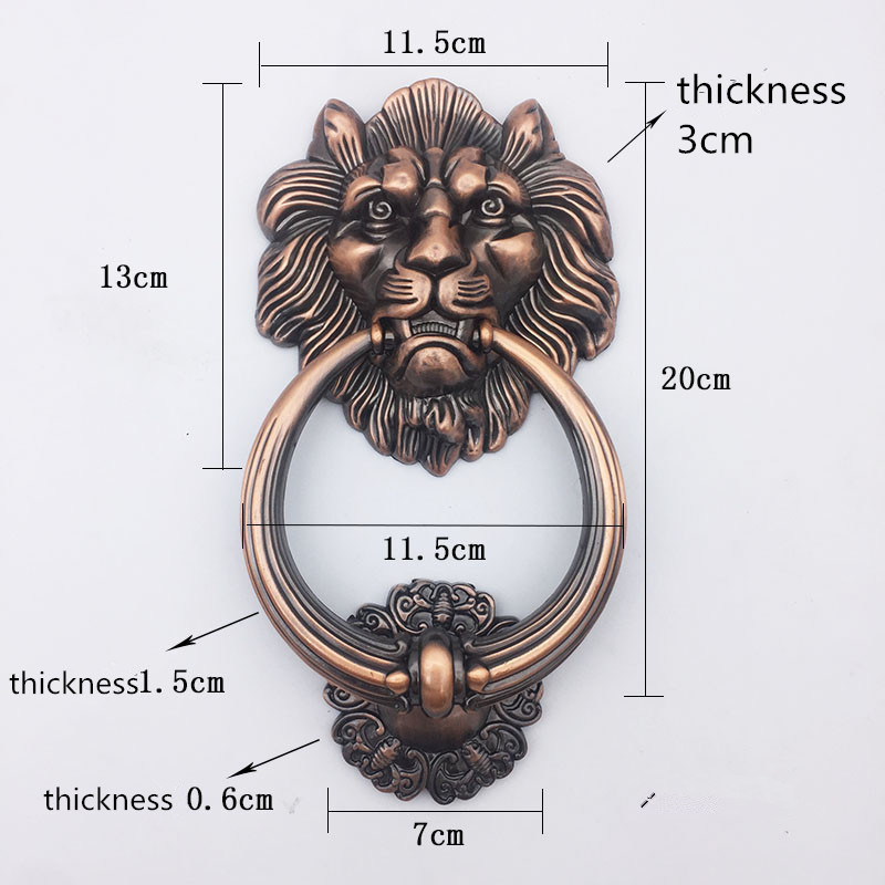 مقبض باب على شكل رأس أسد من ال - مراجعة Furniture Hardware Knobs وسعره