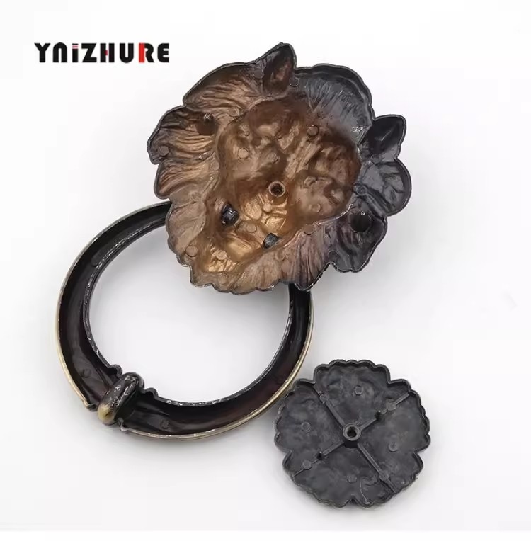 مقبض باب على شكل رأس أسد من ال - مراجعة Furniture Hardware Knobs وسعره