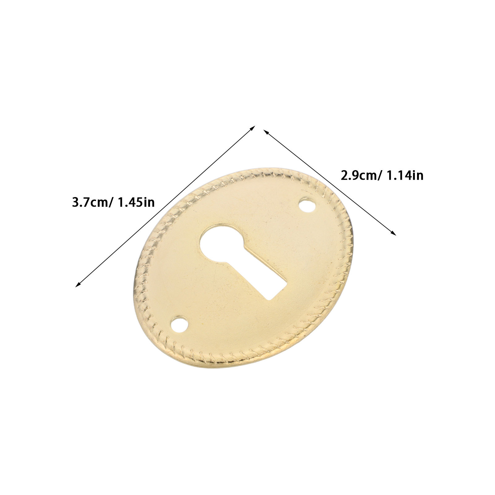 20 قطعة غطاء معدني بيضاوي الشك - مراجعة Furniture Hardware Covers وسعره