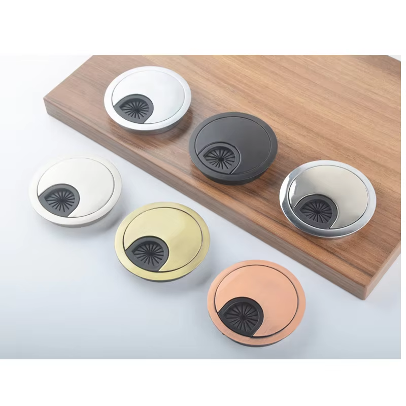 غطاء فتحة أسلاك دائري من سبائك - مراجعة Furniture Hardware Covers وسعره