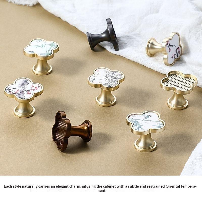 مقابض خزائن بنمط الرسم الصيني، - مراجعة Furniture And Hardware Supplies وسعره