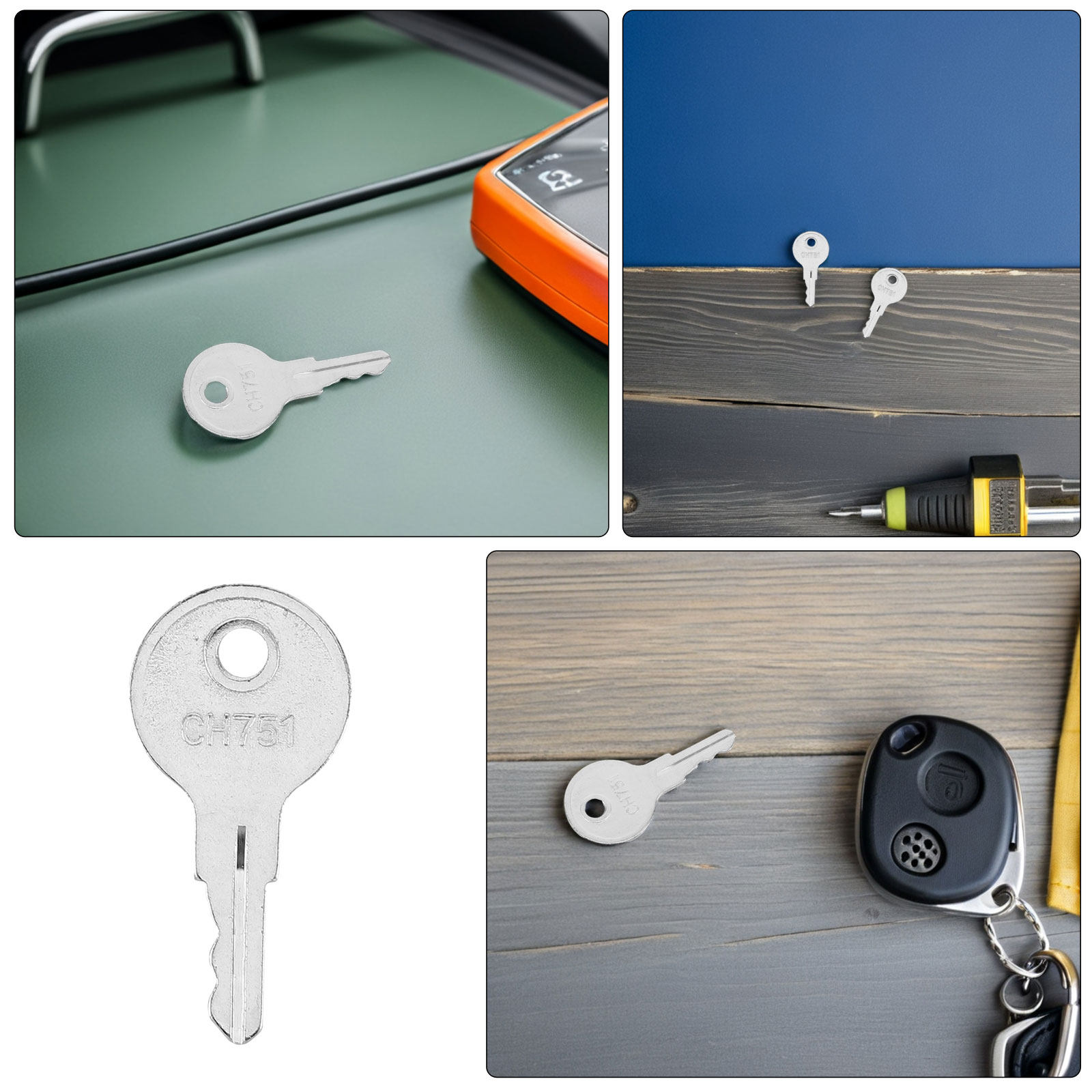 10 قطع مفاتيح عالمية شديدة الت - مراجعة Cabinet Lock Key وسعره
