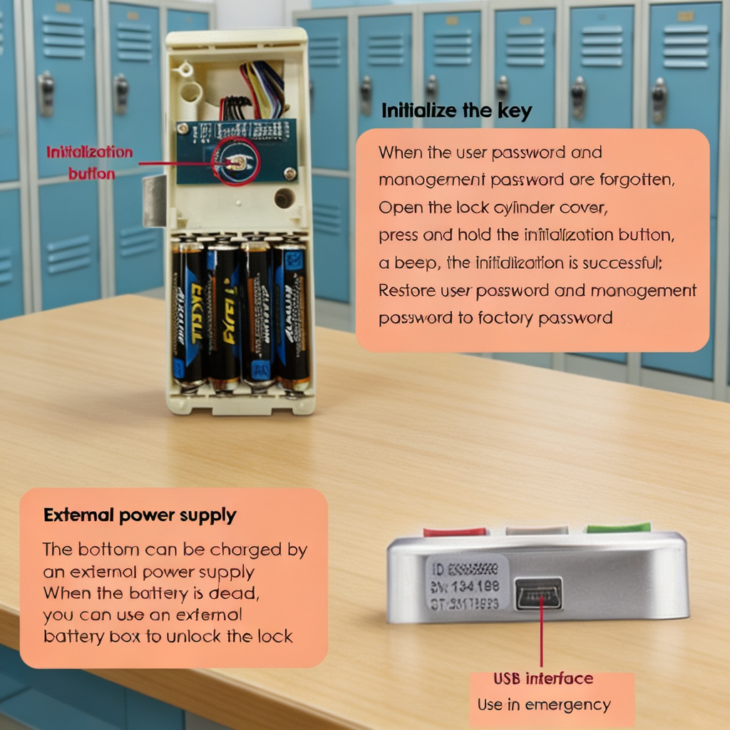 قفل ذكي رقمي بكلمة مرور للأدرا - مراجعة Cabinet Lock Key وسعره
